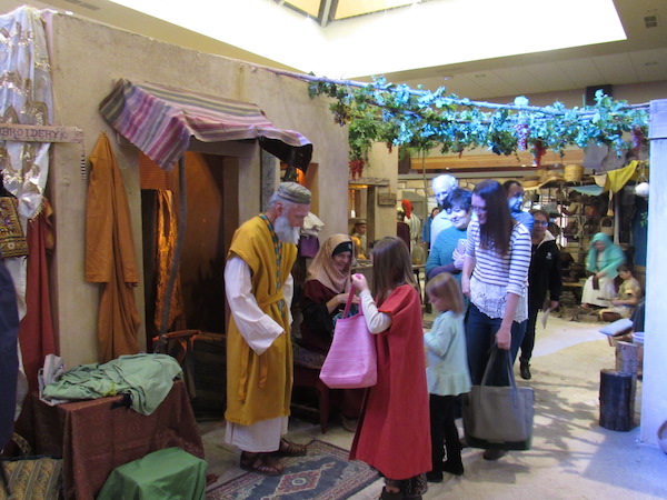 Guests Gathering Around One Of the Shop In Bethlehem in 2017