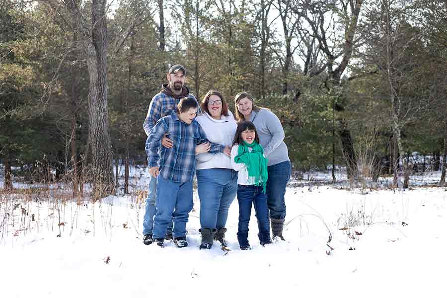 Robert Megan Wegner Family, Family Photos