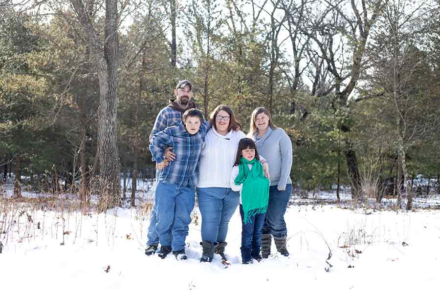 Robert Megan Wegner Family, Family Photos