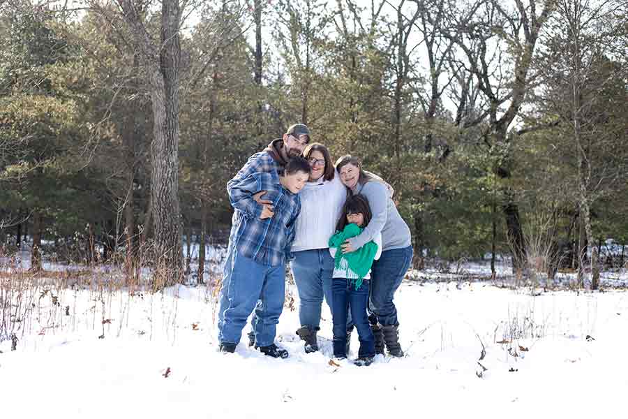 Robert Megan Wegner Family, Family Photos
