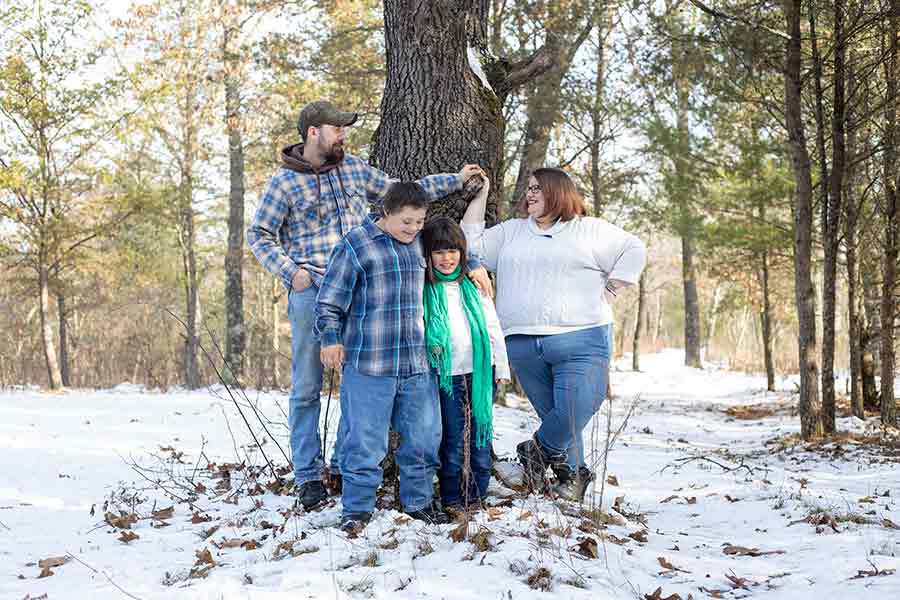 Robert Megan Wegner Family, Family Photos